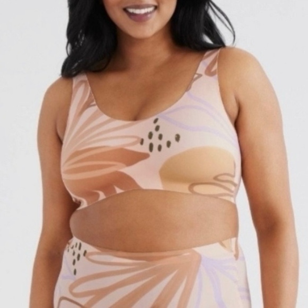Knix | Luxelift Pullover Bra Beach Glow Print Size M